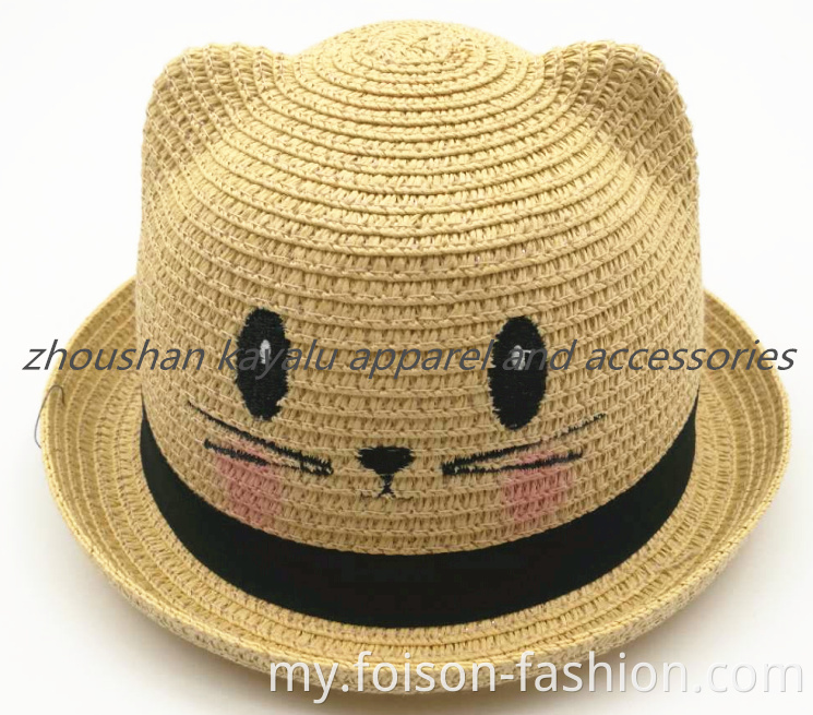 MOTK TOSS BEAD BEAD MAPEN BEAD HAT1 Hot Sell Kids New Animal With A Straw Hat Beach Hat1